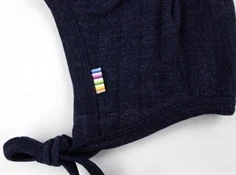 Joha navy hjelm merinould/silke